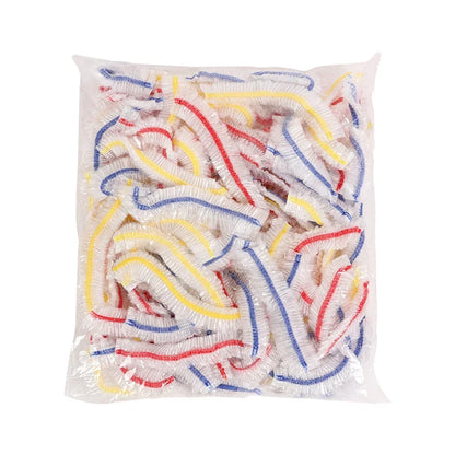 Colorful Disposable Food Cover Elastic Wrap Food Covers Fresh-Keeping Lid Plate Kitchen Nylon Colorful Storage Bags